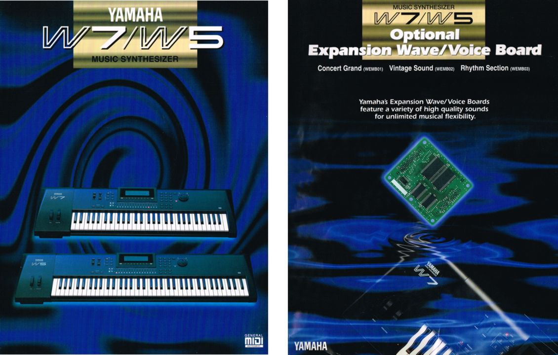 YAMAHA ヤマハ YAMAHA WEMB-02 VINTAGE SOUND EXPANSION WAVE/VOICE BOARD W5 / W7  拡張ボード ビンテージサウンド - 鍵盤楽器