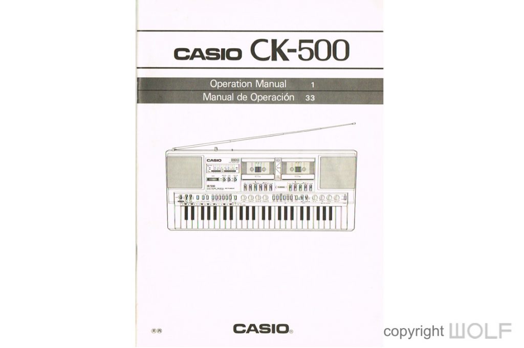 Casio CK500 Keyboard (1985) Wolf Review
