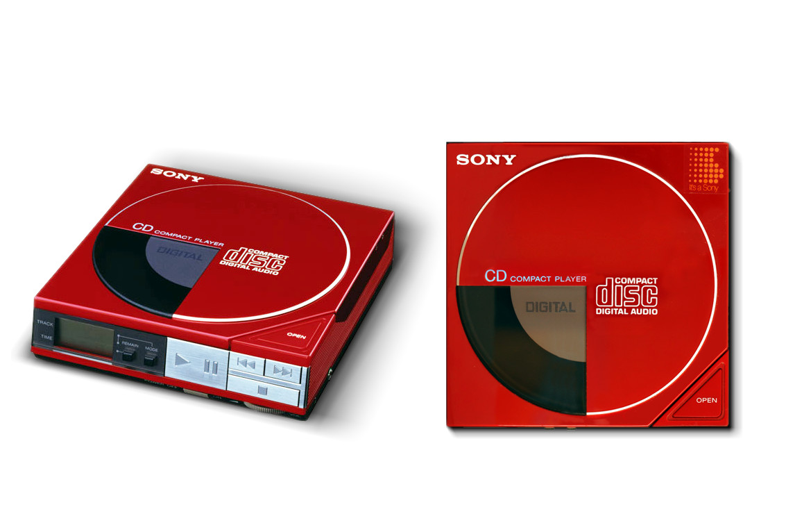 D-5 / Discman D-50 de Sony, el primer reproductor de CD portátil,1984  Fotografía de stock - Alamy