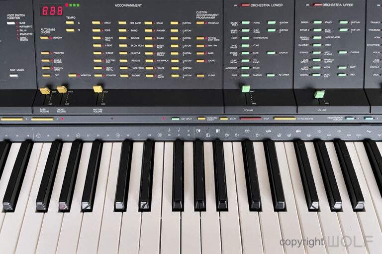 Yamaha Portatone PSR6300 Keyboard (1986) Wolf Review